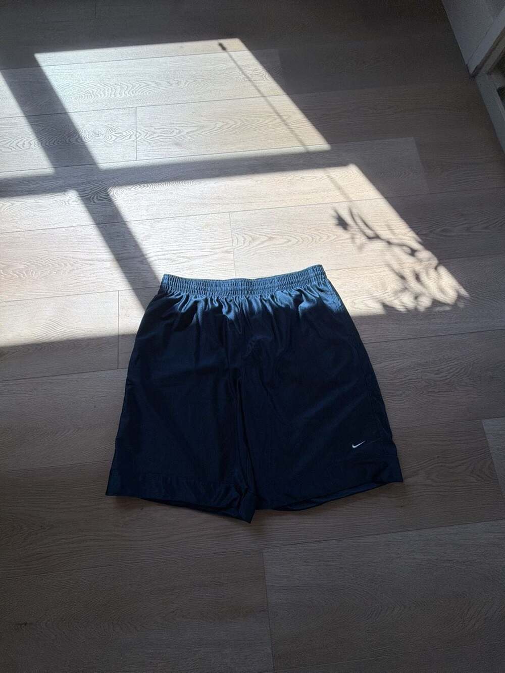 Vintage Nike Mini Swoosh Basketball Shorts Dark Navy Blue 3XL
